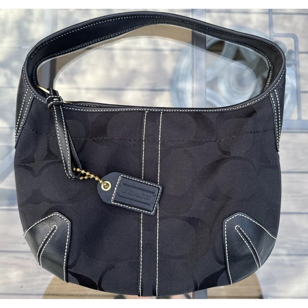 Coach Hobo Black Purse MO685-10763